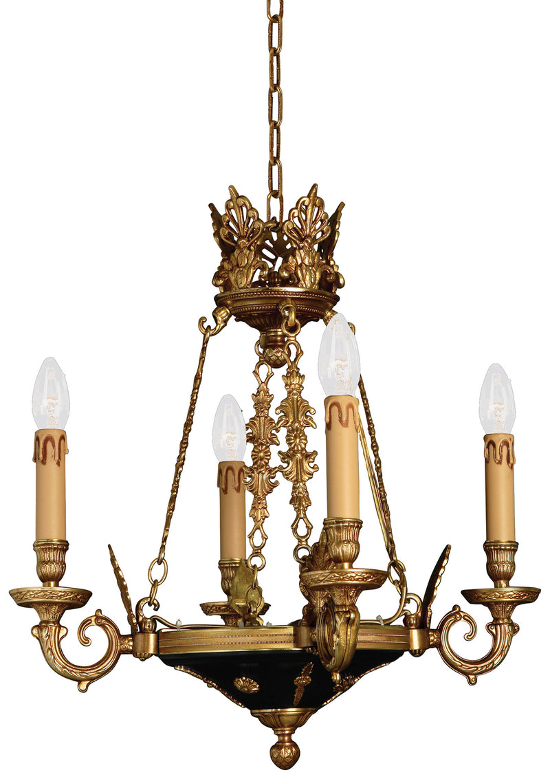 Metropolitan - N850204 - Four Light Chandelier - Metropolitan Collection - Dor? Gold