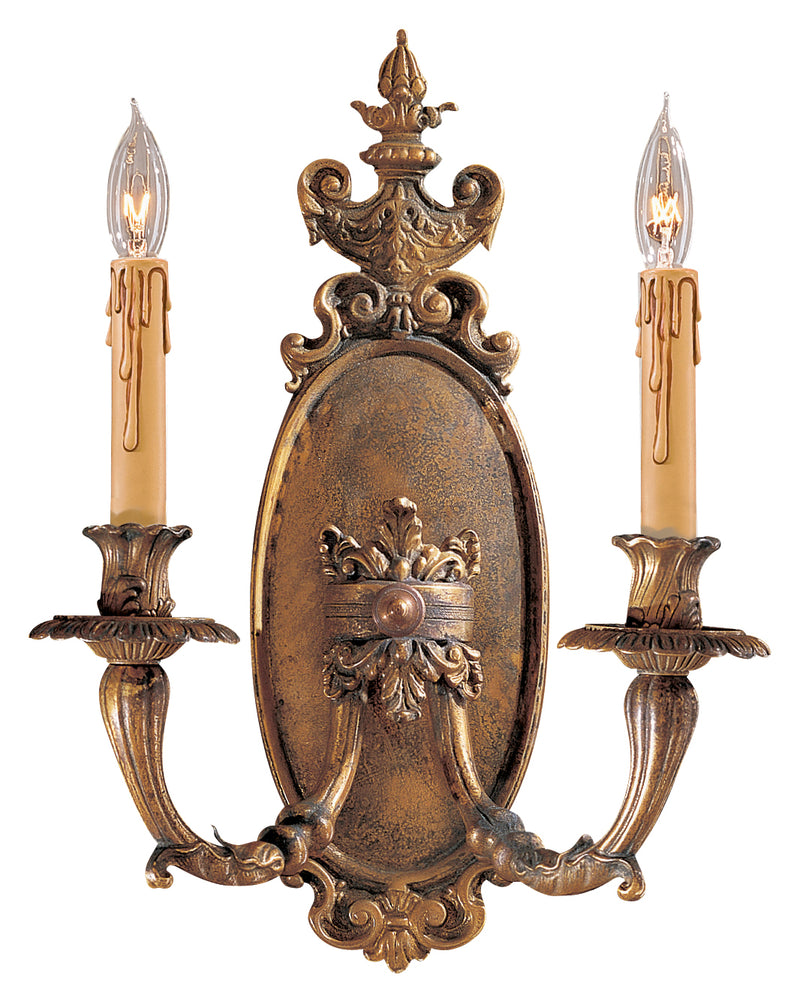 Metropolitan - N202102 - Two Light Wall Sconce - Metropolitan Collection - Oxide Brass