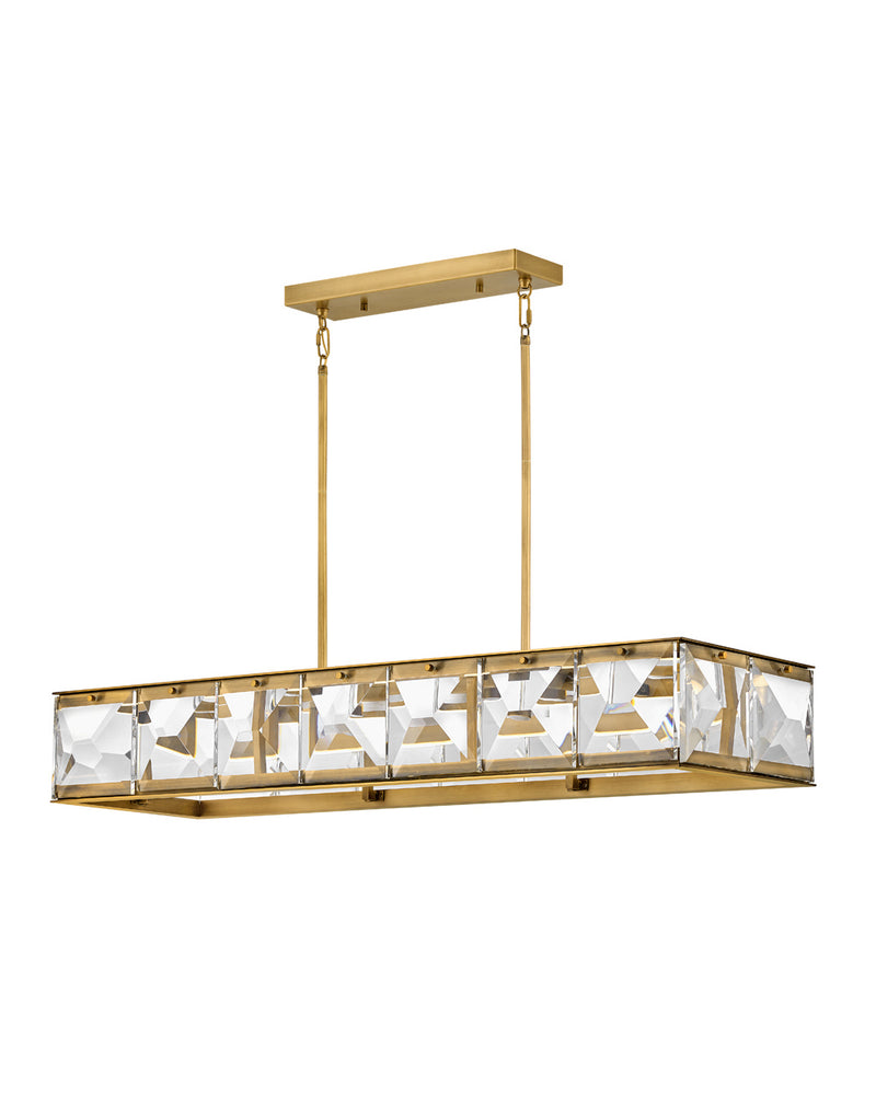 LED Linear Pendant<br /><span style="color:#4AB0CE;">Entrega: 4-10 dias en USA</span><br /><span style="color:#4AB0CE;font-size:60%;">PREGUNTE POR ENTREGA EN PANAMA</span><br />Collection: Jolie<br />Finish: Heritage Brass