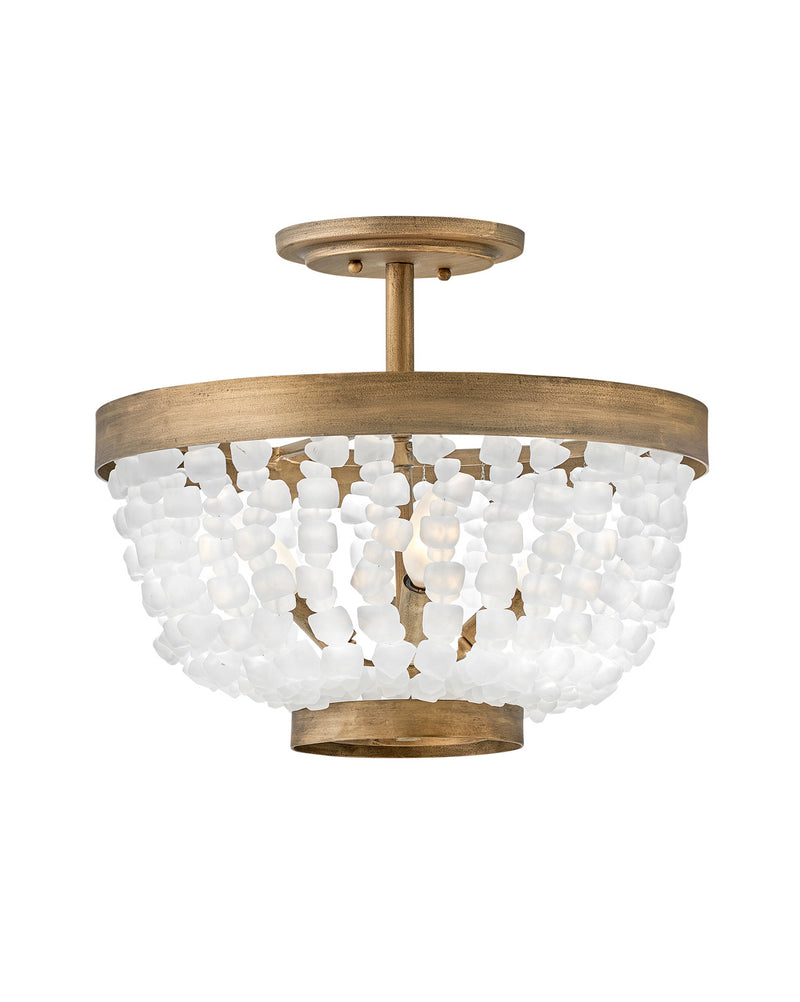 Fredrick Ramond - FR30203BNG - LED Semi-Flush Mount - Dune - Burnished Gold