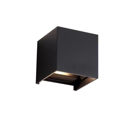 LÁMPARA DE PARED EXTERIOR LED CON DISEÑO DE LUZ ARQUITECTONICO 6W 2700K.