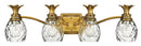 Hinkley - 5314BB - LED Vanity - Plantation - Burnished Brass
