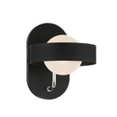 One Light Wall Sconce<br /><span style="color:#4AB0CE;">Entrega: 17-18 semanas en USA</span><br /><span style="color:#4AB0CE;font-size:60%;">PREGUNTE POR ENTREGA EN PANAMA</span><br />Collection: Lift Off<br />Finish: Sand Coal and Polished Nickel