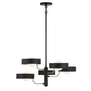 Five Light Chandelier<br /><span style="color:#4AB0CE;">Entrega: 4-10 dias en USA</span><br /><span style="color:#4AB0CE;font-size:60%;">PREGUNTE POR ENTREGA EN PANAMA</span><br />Collection: Lift Off<br />Finish: Coal And Polished Nickel
