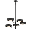 Five Light Chandelier<br /><span style="color:#4AB0CE;">Entrega: 4-10 dias en USA</span><br /><span style="color:#4AB0CE;font-size:60%;">PREGUNTE POR ENTREGA EN PANAMA</span><br />Collection: Lift Off<br />Finish: Coal And Polished Nickel