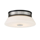 LED Flush Mount<br /><span style="color:#4AB0CE;">Entrega: 4-10 dias en USA</span><br /><span style="color:#4AB0CE;font-size:60%;">PREGUNTE POR ENTREGA EN PANAMA</span><br />Collection: Tauten<br />Finish: Brushed Nickel and Coal Highlights
