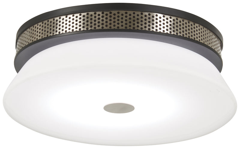 George Kovacs - P955-691-L - LED Flush Mount - Tauten - Brushed Nickel and Coal Highlights