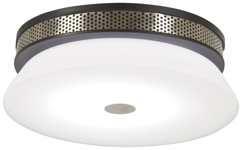 George Kovacs - P955-691-L - LED Flush Mount - Tauten - Coal With Brushed Nickel