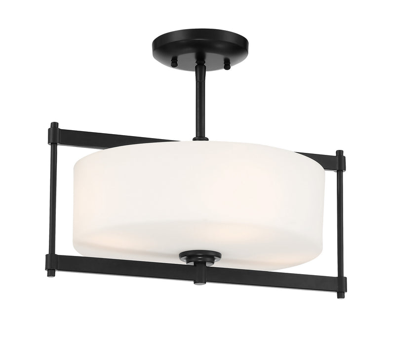 Minka-Lavery - 3843-66A - Four Light Semi Flush Mount - First Avenue - Coal