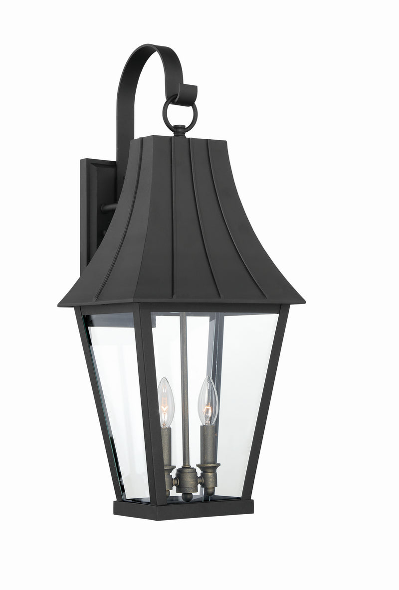 Minka-Lavery - 72782-66G - Two Light Outdoor Lantern - Chateau Grande - Sand Coal w/Gold