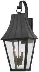Minka-Lavery - 72783-66G - Four Light Outdoor Wall Mount - Chateau Grande - Sand Coal w/Gold