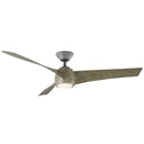 Modern Forms Fans - FR-W2103-58L-GH/WW - 58"Ceiling Fan - Twirl - Graphite/Weathered Wood