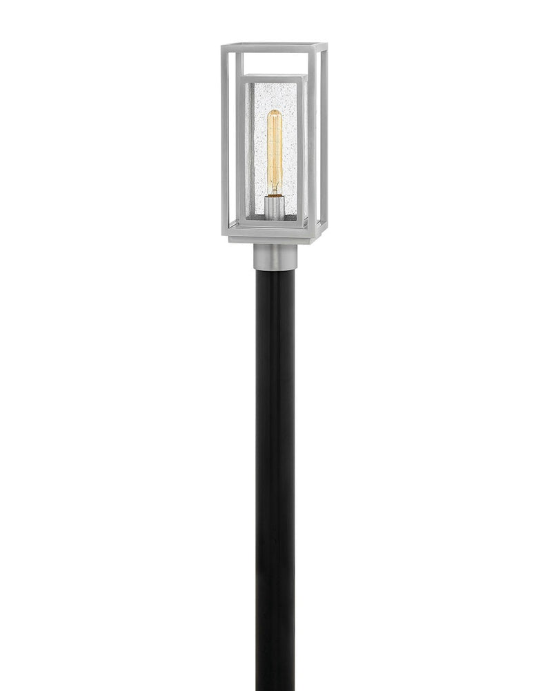 Hinkley - 1001SI-LV - LED Post Top or Pier Mount Lantern - Republic - Satin Nickel