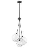 Hinkley - 30304BLK-WH - LED Pendant - Skye - Black