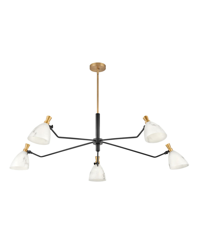 Hinkley - 33795HB - LED Chandelier - Sinclair - Heritage Brass