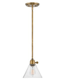 Hinkley - 3697HB-CL - LED Pendant - Arti - Heritage Brass