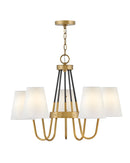 Hinkley - 37385HB - LED Chandelier - Aston - Heritage Brass