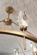 LED Chandelier<br /><span style="color:#4AB0CE;">Entrega: 4-10 dias en USA</span><br /><span style="color:#4AB0CE;font-size:60%;">PREGUNTE POR ENTREGA EN PANAMA</span><br />Collection: Ana<br />Finish: Heritage Brass