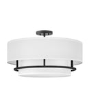 Hinkley - 38894BK - LED Semi-Flush Mount - Graham - Black
