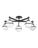 Hinkley - 39674BK - LED Semi-Flush Mount - Hollis - Black