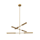 Alora - MP316406VBMS - LED Pendant - Astrid - Metal Shade/Vintage Brass