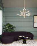 Alora - PD321132NB - LED Pendant - Flora - Natural Brass