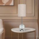 Alora - TL321201PNWL - LED Lamp - Marni - Polished Nickel/White Linen
