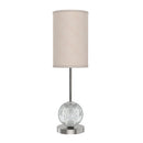 Alora - TL321201PNWL - LED Lamp - Marni - Polished Nickel/White Linen