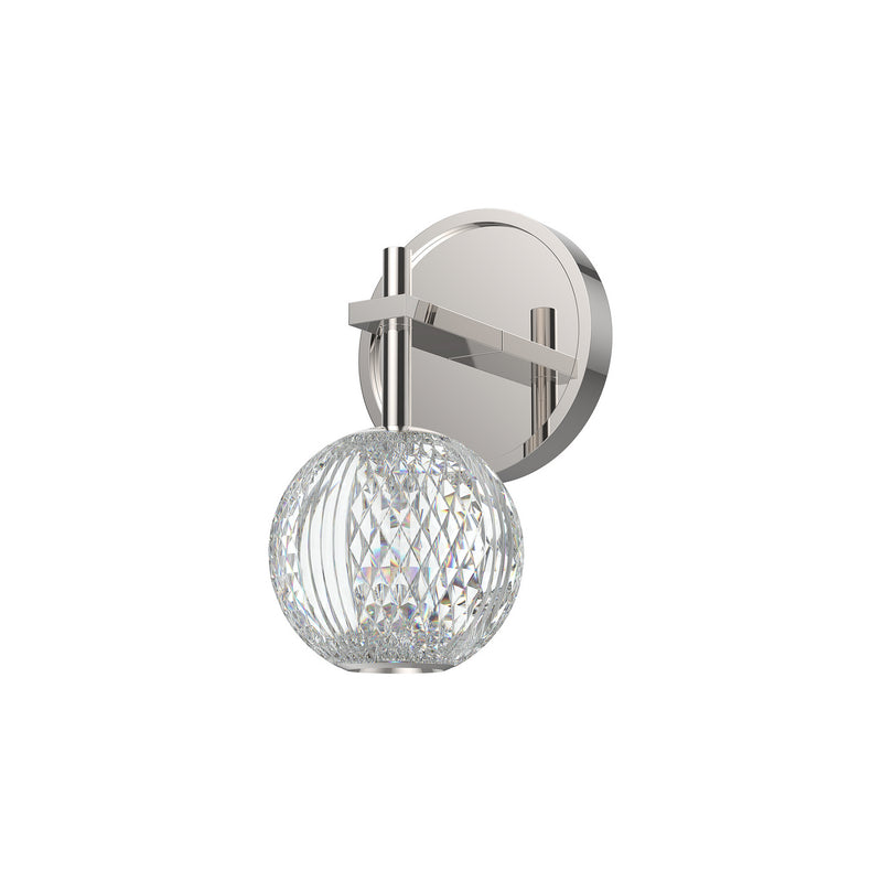 LED Bathroom Fixture<br /><span style="color:#4AB0CE;">Entrega: 4-10 dias en USA</span><br /><span style="color:#4AB0CE;font-size:60%;">PREGUNTE POR ENTREGA EN PANAMA</span><br />Collection: Marni<br />Finish: Polished Nickel