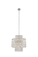 Allegri - 036555-010-FR001 - 12 Light Pendant - Livelli - Polished Chrome