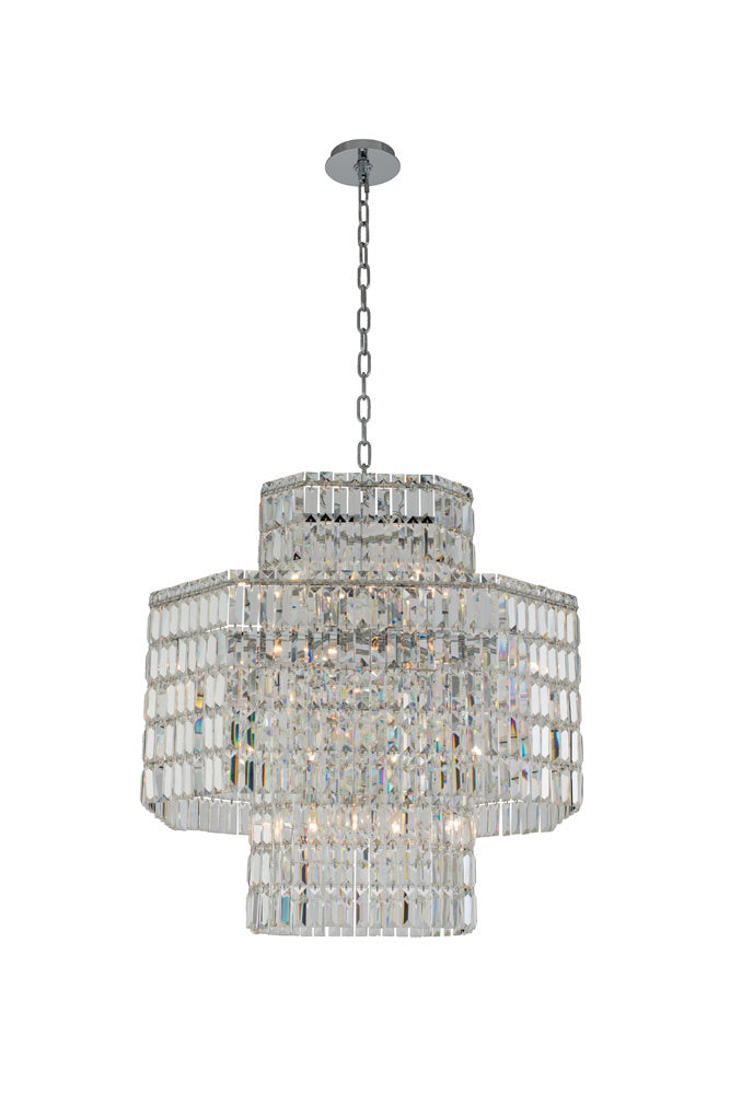 Allegri - 036556-010-FR001 - 16 Light Pendant - Livelli - Polished Chrome