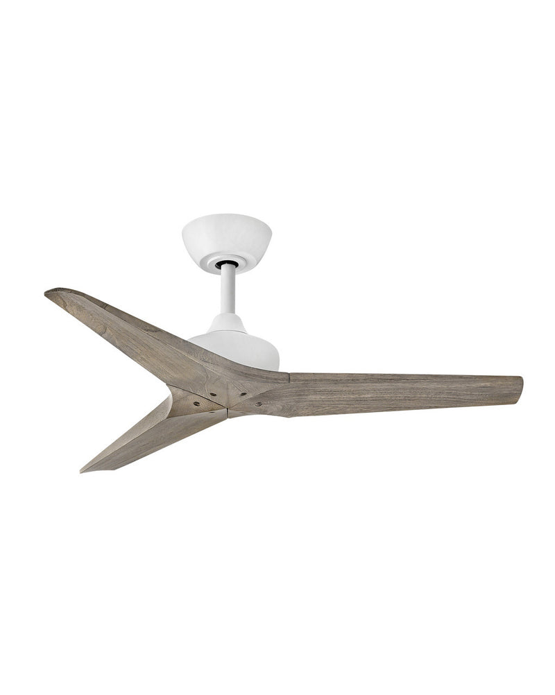 Hinkley - 903744FMW-NDD - 44"Ceiling Fan - Chisel - Matte White