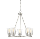 Five Light Chandelier<br /><span style="color:#4AB0CE;">Entrega: 4-10 dias en USA</span><br /><span style="color:#4AB0CE;font-size:60%;">PREGUNTE POR ENTREGA EN PANAMA</span><br />Collection: Calhoun<br />Finish: Satin Nickel