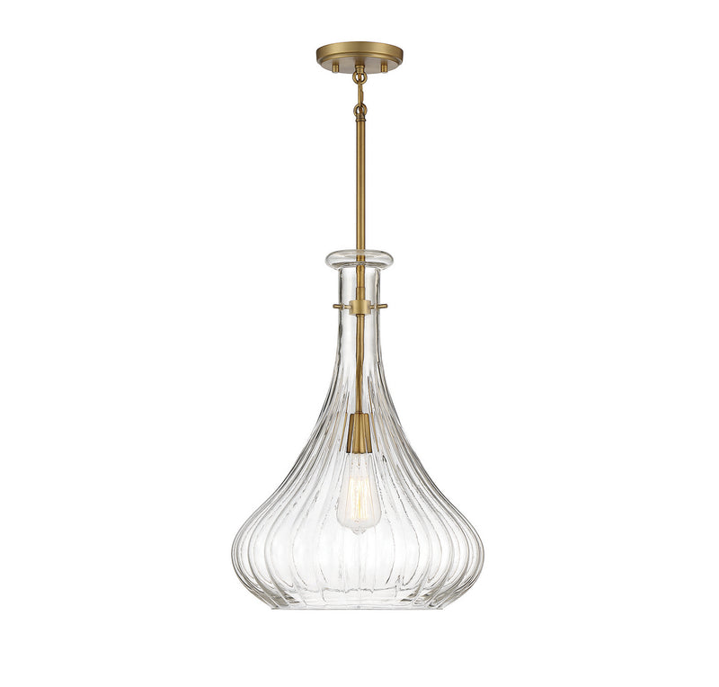 One Light Pendant<br /><span style="color:#4AB0CE;">Entrega: 1-2 semanas en USA</span><br /><span style="color:#4AB0CE;font-size:60%;">PREGUNTE POR ENTREGA EN PANAMA</span><br />Collection: Bristo<br />Finish: Warm Brass