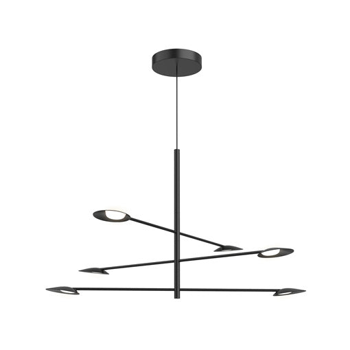LED Chandelier<br /><span style="color:#4AB0CE;">Entrega: 4-10 dias en USA</span><br /><span style="color:#4AB0CE;font-size:60%;">PREGUNTE POR ENTREGA EN PANAMA</span><br />Collection: Rotaire<br />Finish: Black