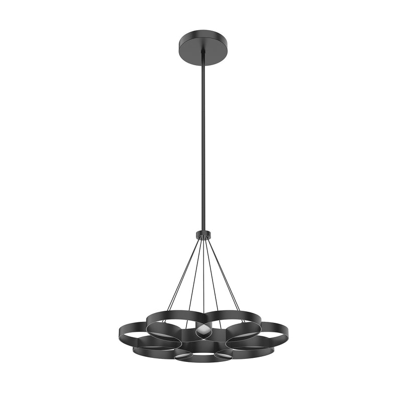 LED Chandelier<br /><span style="color:#4AB0CE;">Entrega: 4-10 dias en USA</span><br /><span style="color:#4AB0CE;font-size:60%;">PREGUNTE POR ENTREGA EN PANAMA</span><br />Collection: Maestro<br />Finish: Black