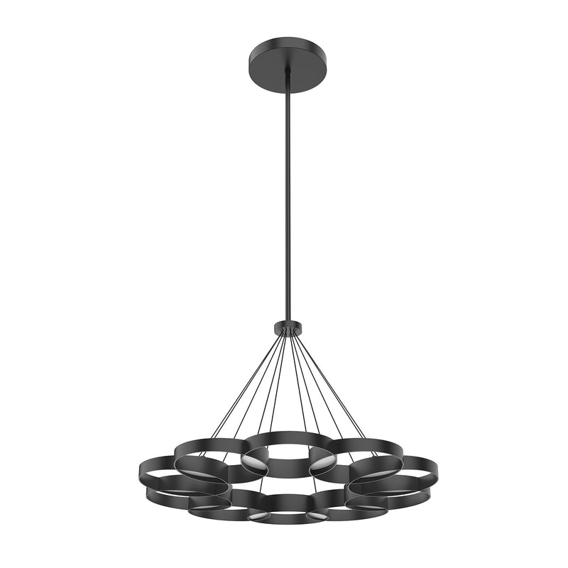 LED Chandelier<br /><span style="color:#4AB0CE;">Entrega: 4-10 dias en USA</span><br /><span style="color:#4AB0CE;font-size:60%;">PREGUNTE POR ENTREGA EN PANAMA</span><br />Collection: Maestro<br />Finish: Black