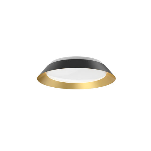 Kuzco Lighting - FM43414-BK/GD - LED Flush Mount - Jasper - Black/Gold