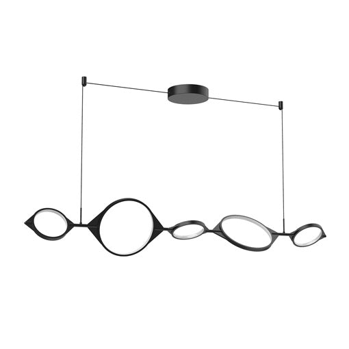 Kuzco Lighting - LP84457-BK - LED Island Pendant - Serif - Black