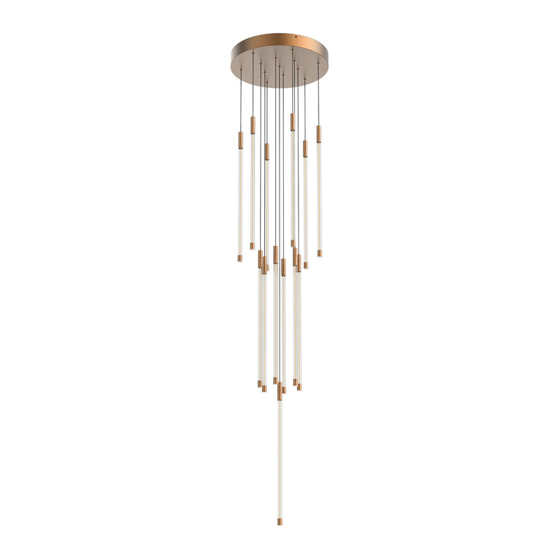 Kuzco Lighting - MP75121-BG - LED Pendant - Motif - Brushed Gold
