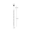 Kuzco Lighting - PD14760-BK - LED Pendant - Misaki - Black