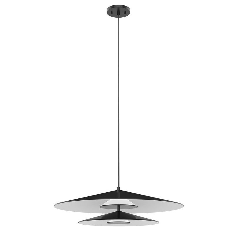 LED Pendant<br /><span style="color:#4AB0CE;">Entrega: 4-10 dias en USA</span><br /><span style="color:#4AB0CE;font-size:60%;">PREGUNTE POR ENTREGA EN PANAMA</span><br />Collection: Cruz<br />Finish: Metal - Black/White