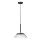 Kuzco Lighting - PD51612-BK/LG - LED Pendant - Magellan - Black/Clear Acrylic Light Guide