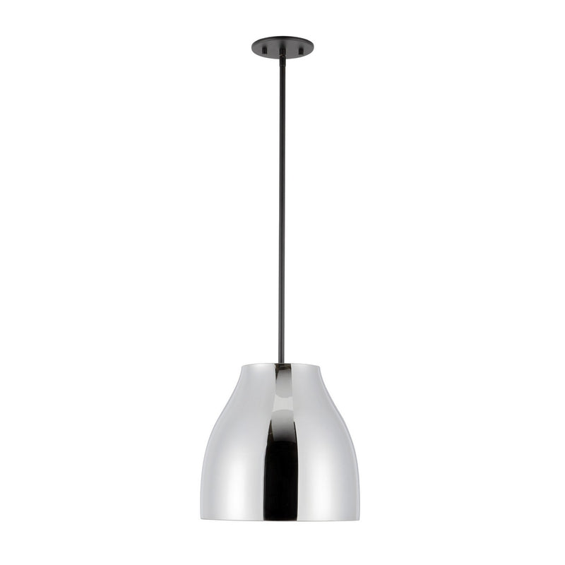LED Pendant<br /><span style="color:#4AB0CE;">Entrega: 4-10 dias en USA</span><br /><span style="color:#4AB0CE;font-size:60%;">PREGUNTE POR ENTREGA EN PANAMA</span><br />Collection: Trinity<br />Finish: Black/Chrome