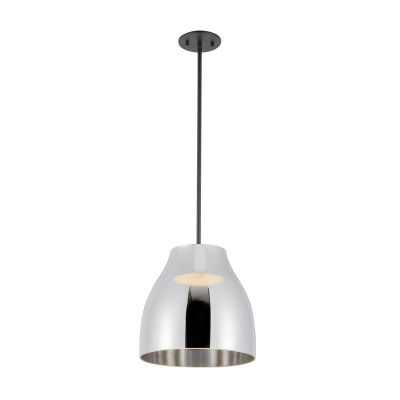 LED Pendant<br /><span style="color:#4AB0CE;">Entrega: 4-10 dias en USA</span><br /><span style="color:#4AB0CE;font-size:60%;">PREGUNTE POR ENTREGA EN PANAMA</span><br />Collection: Trinity<br />Finish: Black/Chrome