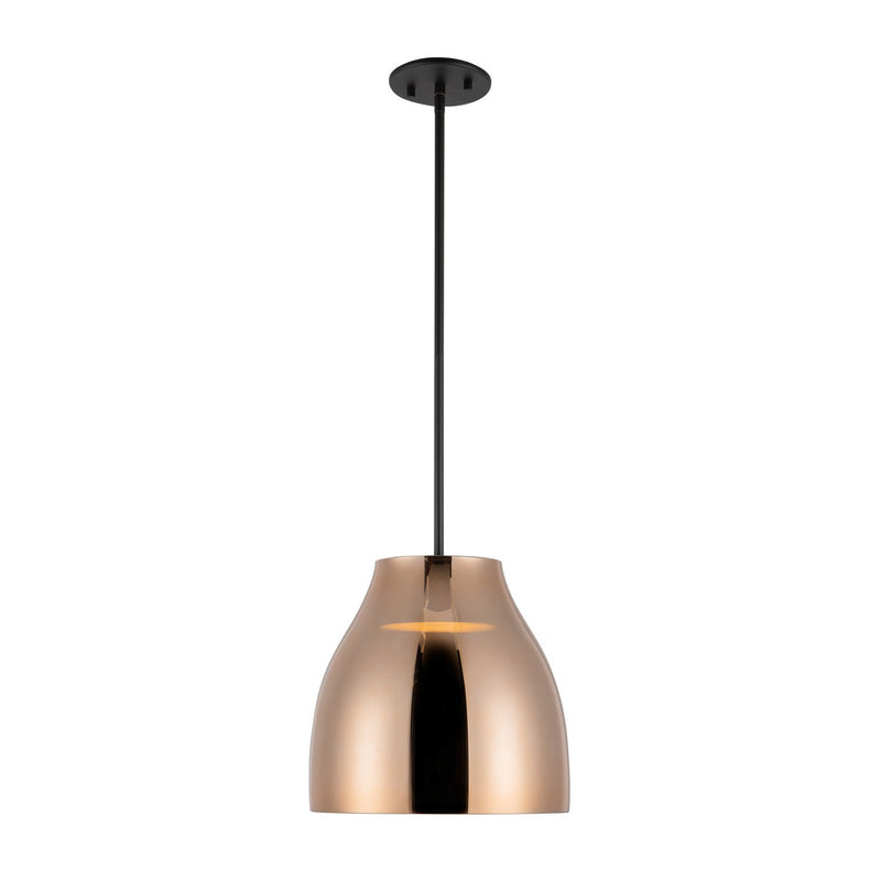 LED Pendant<br /><span style="color:#4AB0CE;">Entrega: 4-10 dias en USA</span><br /><span style="color:#4AB0CE;font-size:60%;">PREGUNTE POR ENTREGA EN PANAMA</span><br />Collection: Trinity<br />Finish: Black/Copper