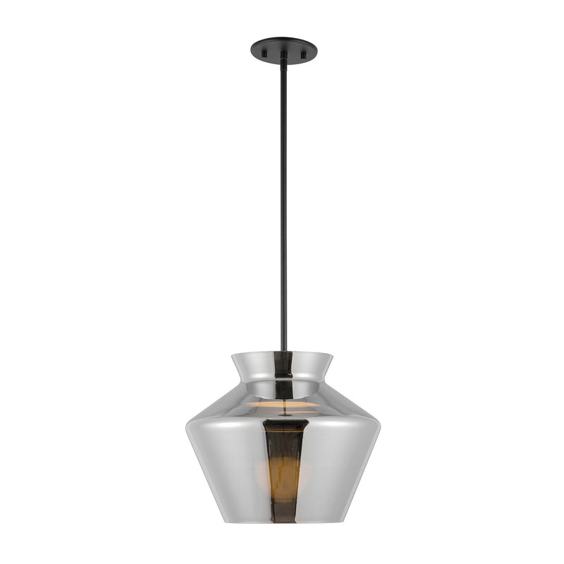 LED Pendant<br /><span style="color:#4AB0CE;">Entrega: 4-10 dias en USA</span><br /><span style="color:#4AB0CE;font-size:60%;">PREGUNTE POR ENTREGA EN PANAMA</span><br />Collection: Trinity<br />Finish: Black/Chrome
