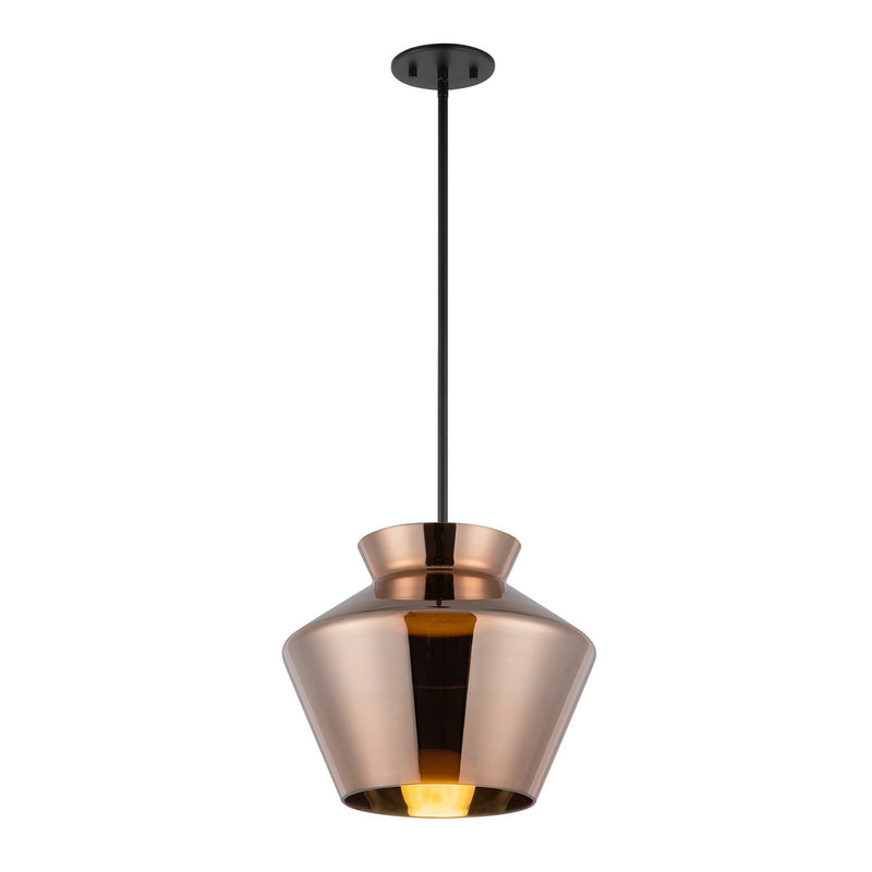 LED Pendant<br /><span style="color:#4AB0CE;">Entrega: 4-10 dias en USA</span><br /><span style="color:#4AB0CE;font-size:60%;">PREGUNTE POR ENTREGA EN PANAMA</span><br />Collection: Trinity<br />Finish: Black/Copper