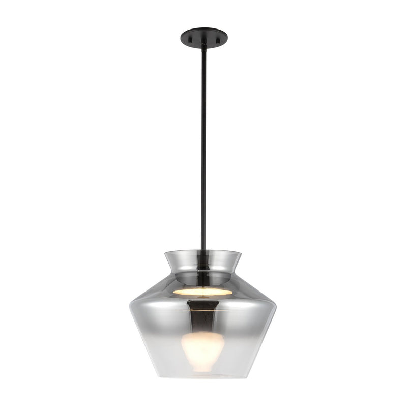LED Pendant<br /><span style="color:#4AB0CE;">Entrega: 4-10 dias en USA</span><br /><span style="color:#4AB0CE;font-size:60%;">PREGUNTE POR ENTREGA EN PANAMA</span><br />Collection: Trinity<br />Finish: Black/Smoked