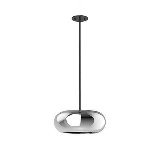 Kuzco Lighting - PD62014-BK/CH - LED Pendant - Trinity - Black/Chrome